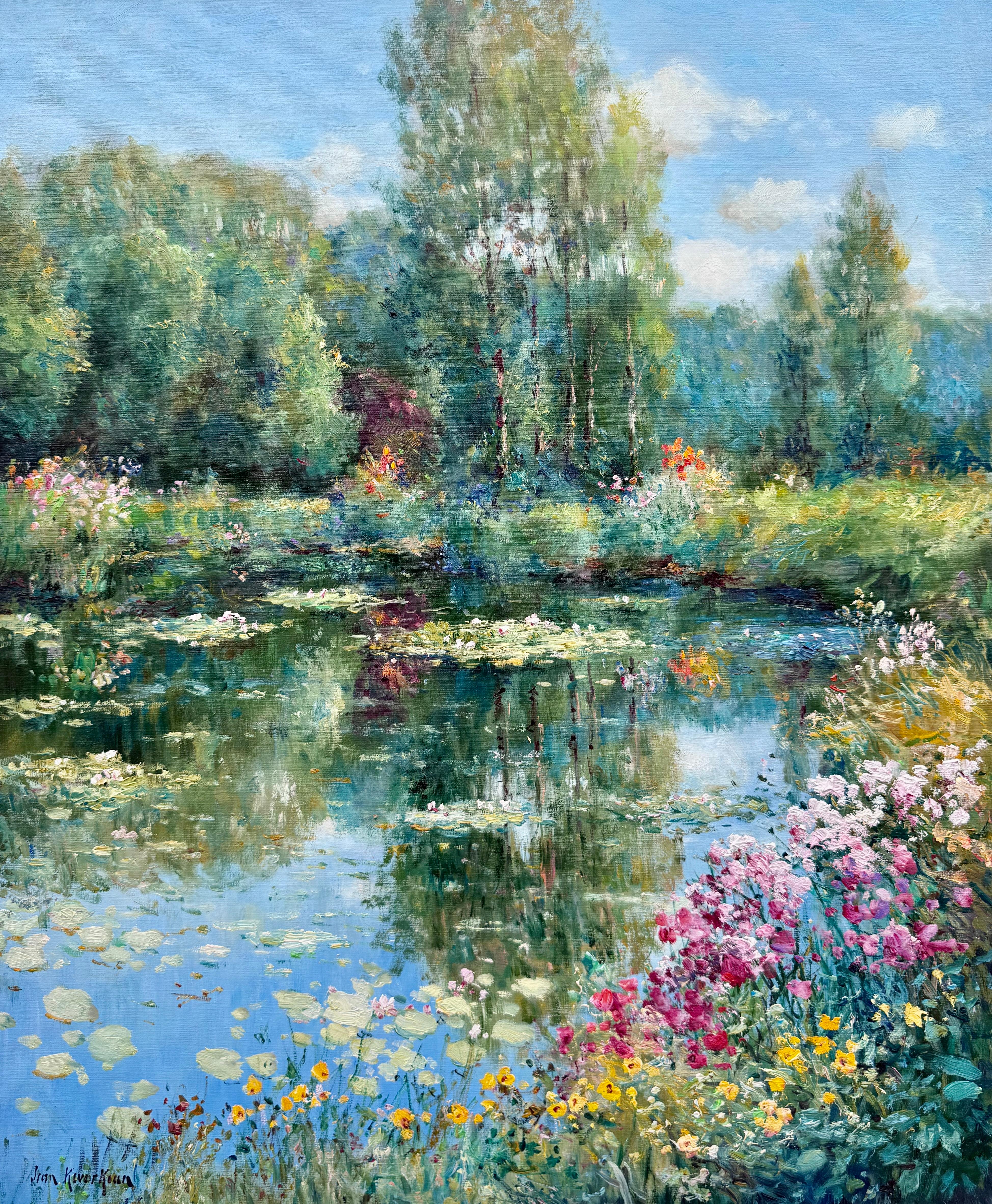 L'Étang aux Nympheus - Painting de JEAN KEVORKIAN