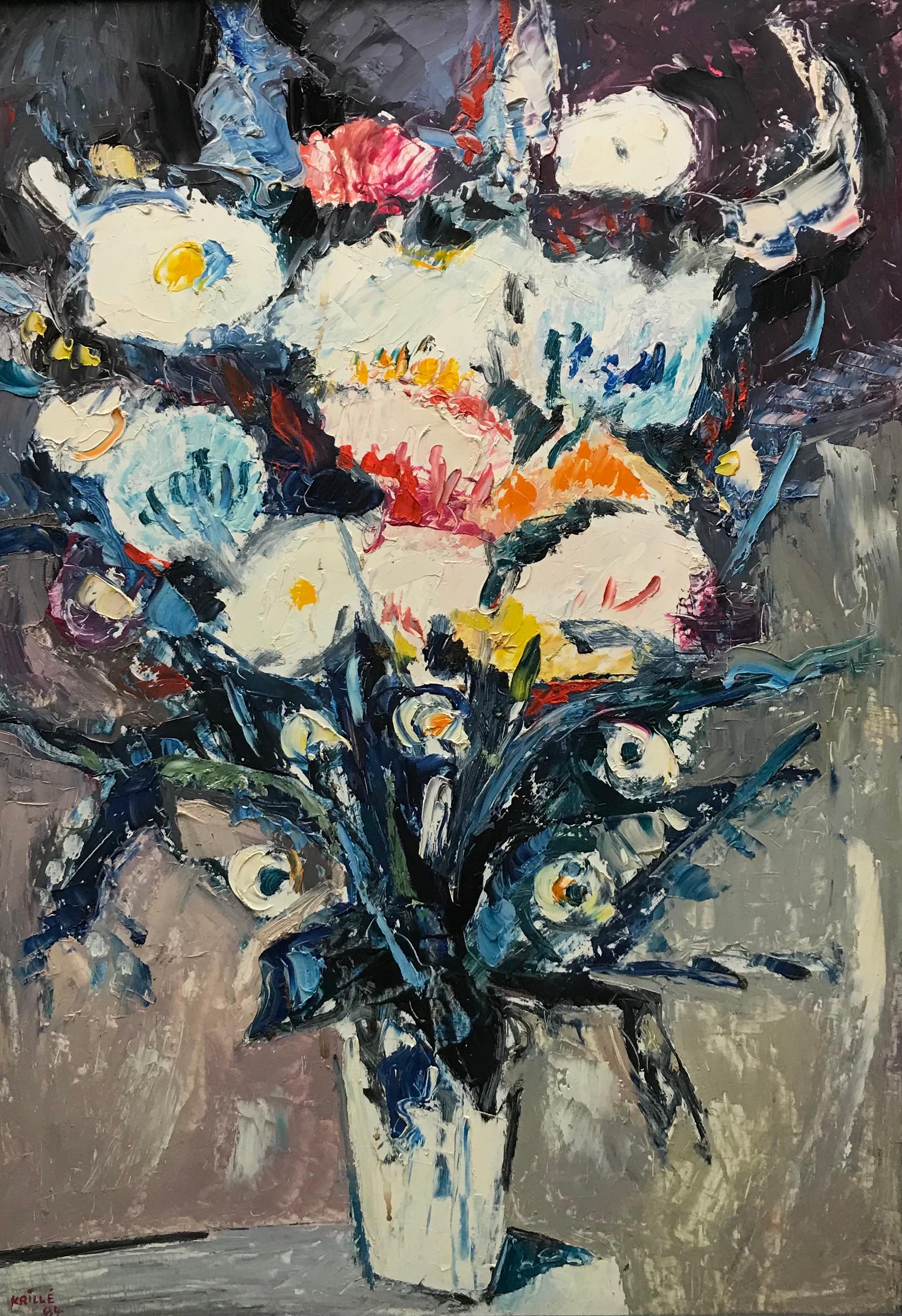 Jean Krille Still-Life Painting - Flowers