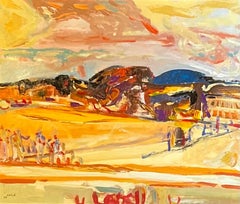 Paisaje 119 de Jean Krille - Óleo sobre madera 73x60 cm