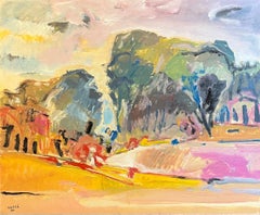 Paisaje 121 de Jean Krille - Óleo sobre madera 73x60 cm
