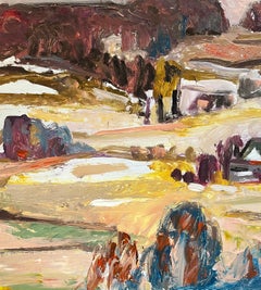 Landscape 122 by Jean Krille - Oil on masonite 70x50 cm