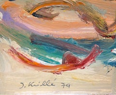 Paysage 123 de Jean Krille - Huile sur masonite 70x50 cm