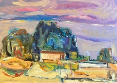 Landscape 123 by Jean Krille - Oil on masonite 70x50 cm