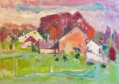 Landscape 125 by Jean Krille - Oil on masonite 70x50 cm