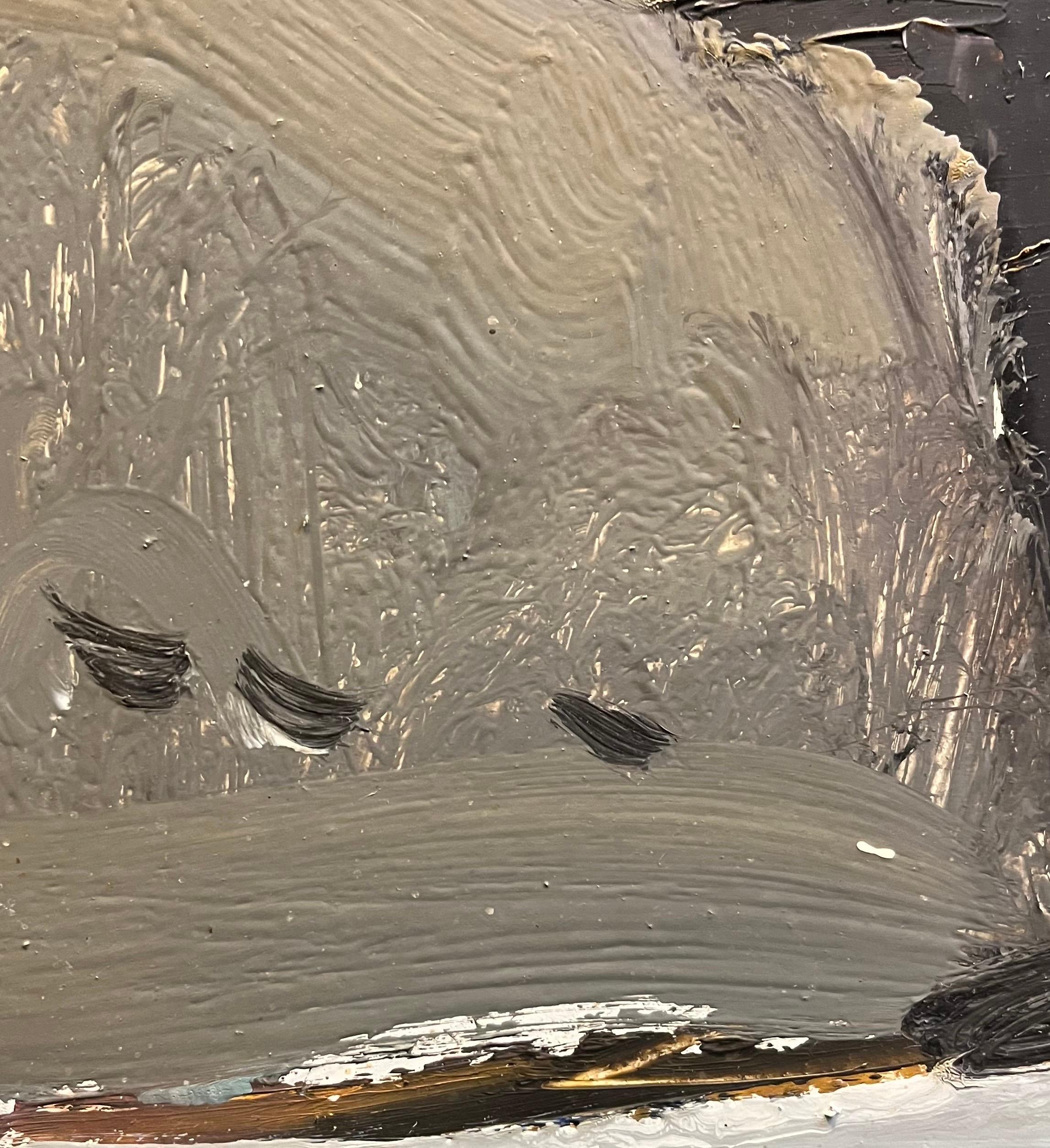 Landscape 126 by Jean Krille - Oil on masonite 81x60.5 cm For Sale 3