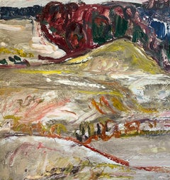 Paesaggio 128 di Jean Krille - Olio su masonite 70x50,5 cm