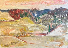 Paesaggio 128 di Jean Krille - Olio su masonite 70x50,5 cm