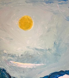 Landscape 130 by Jean Krille - Oil on canvas 50x35 cm