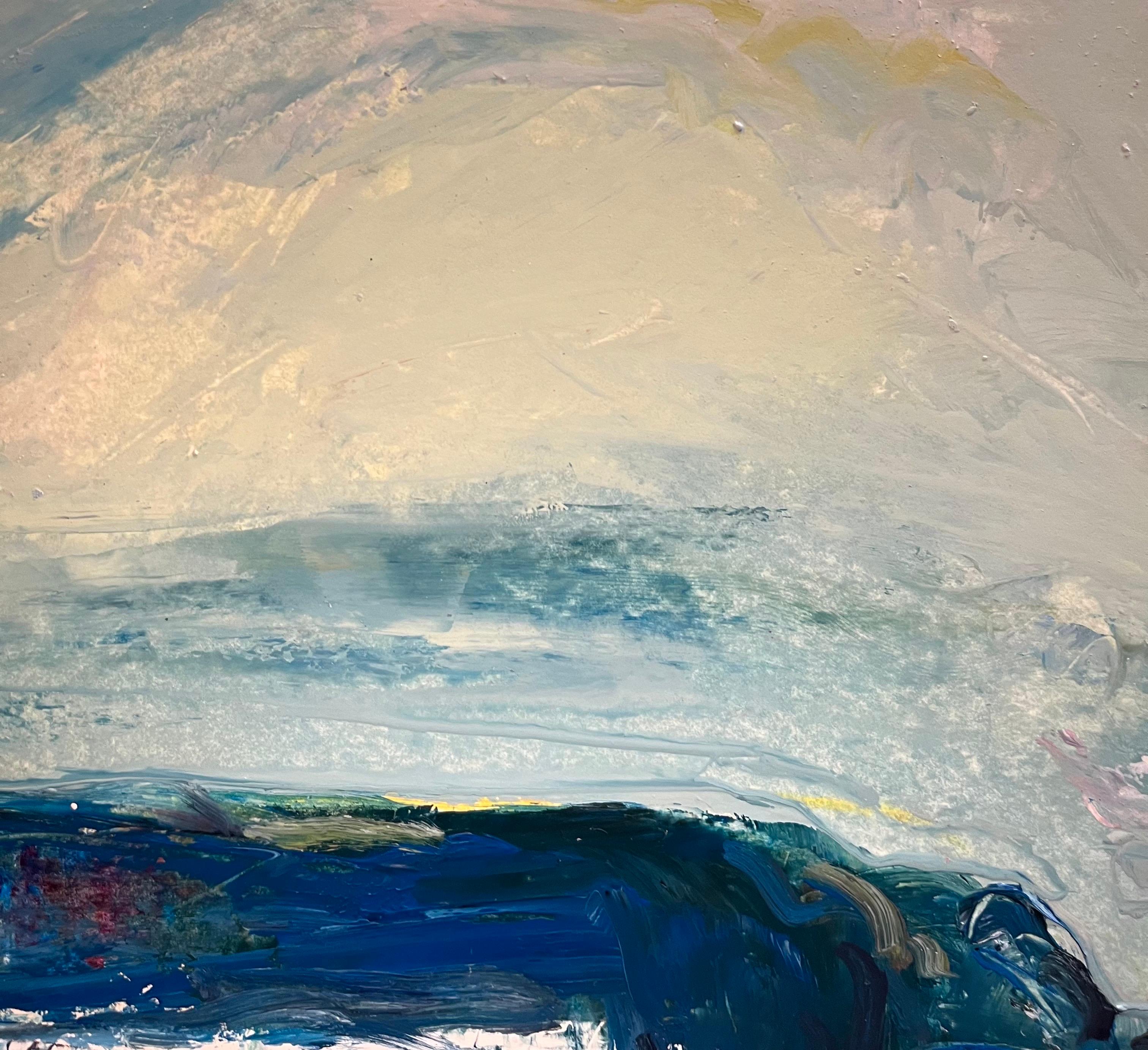 Landscape 130 by Jean Krille - Oil on canvas 50x35 cm For Sale 4