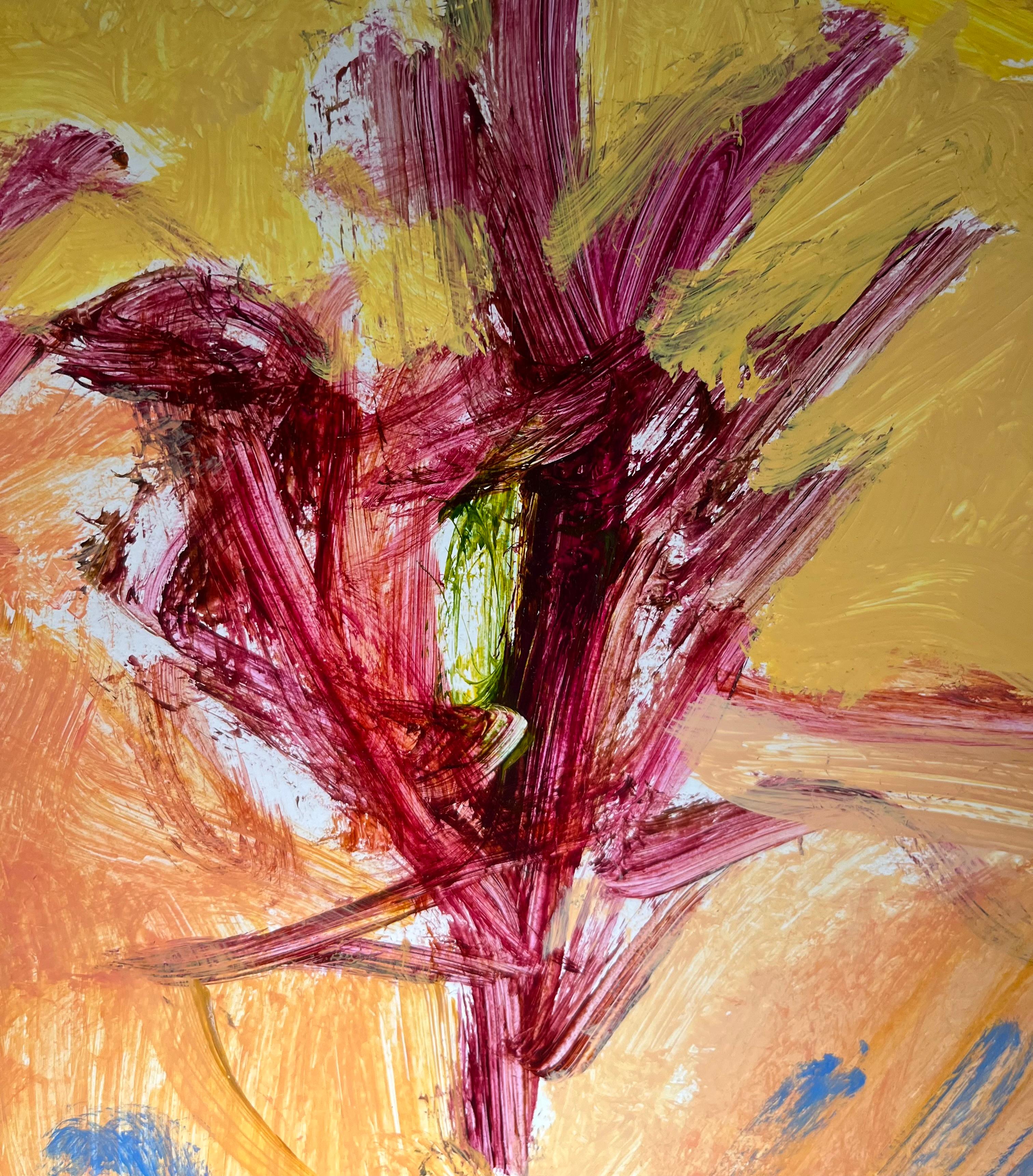 Paysage 132 de Jean Krille - Huile sur toile 51x61 cm en vente 1