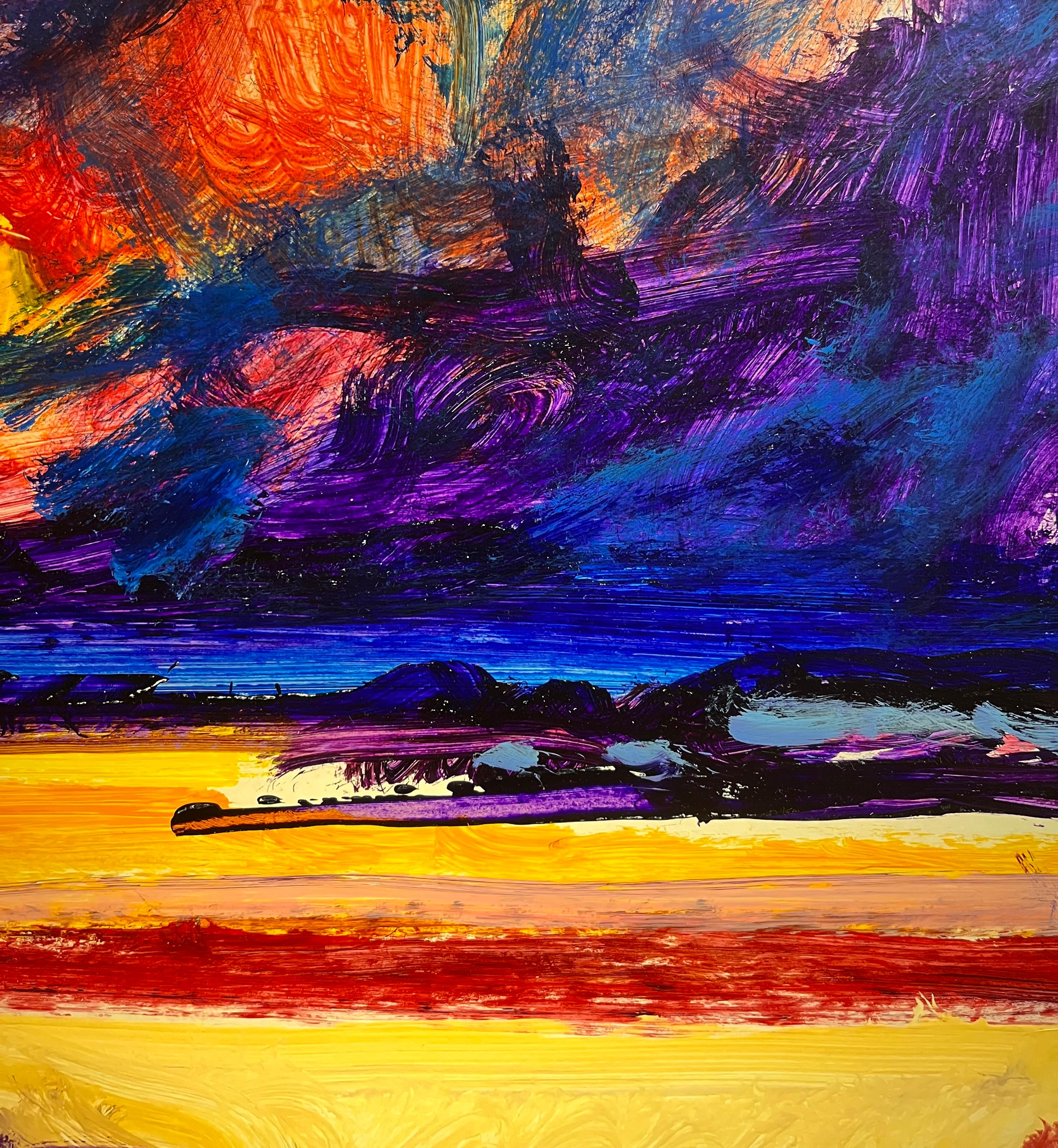 Paysage 132 de Jean Krille - Huile sur toile 51x61 cm en vente 3