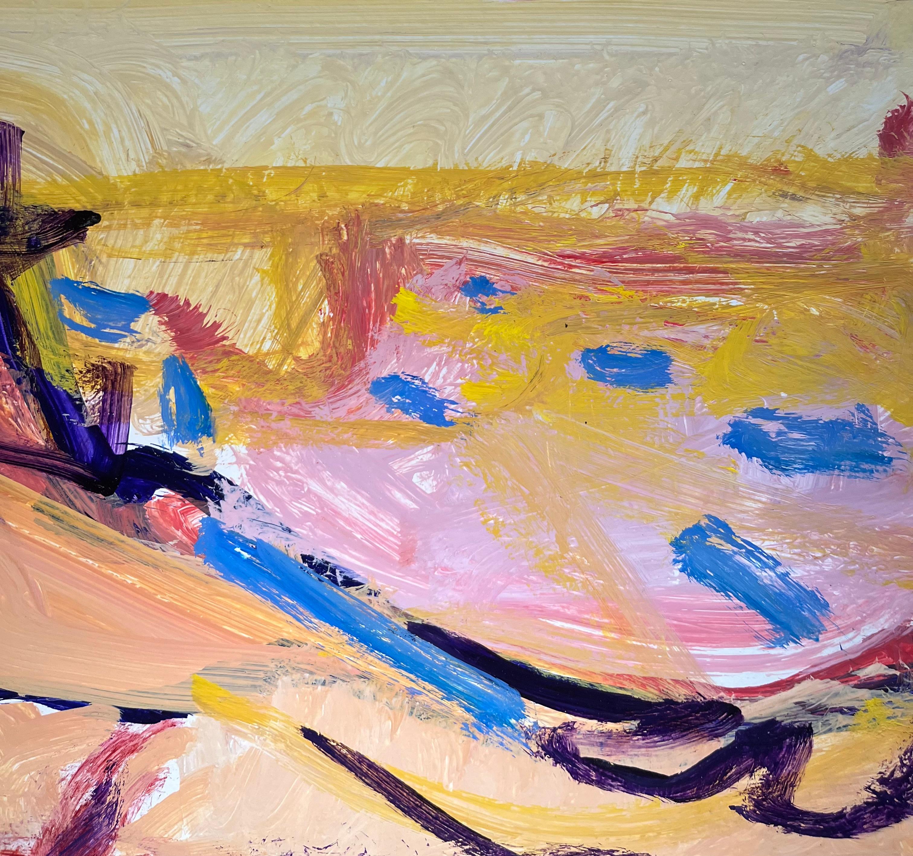 Paysage 132 de Jean Krille - Huile sur toile 51x61 cm en vente 4