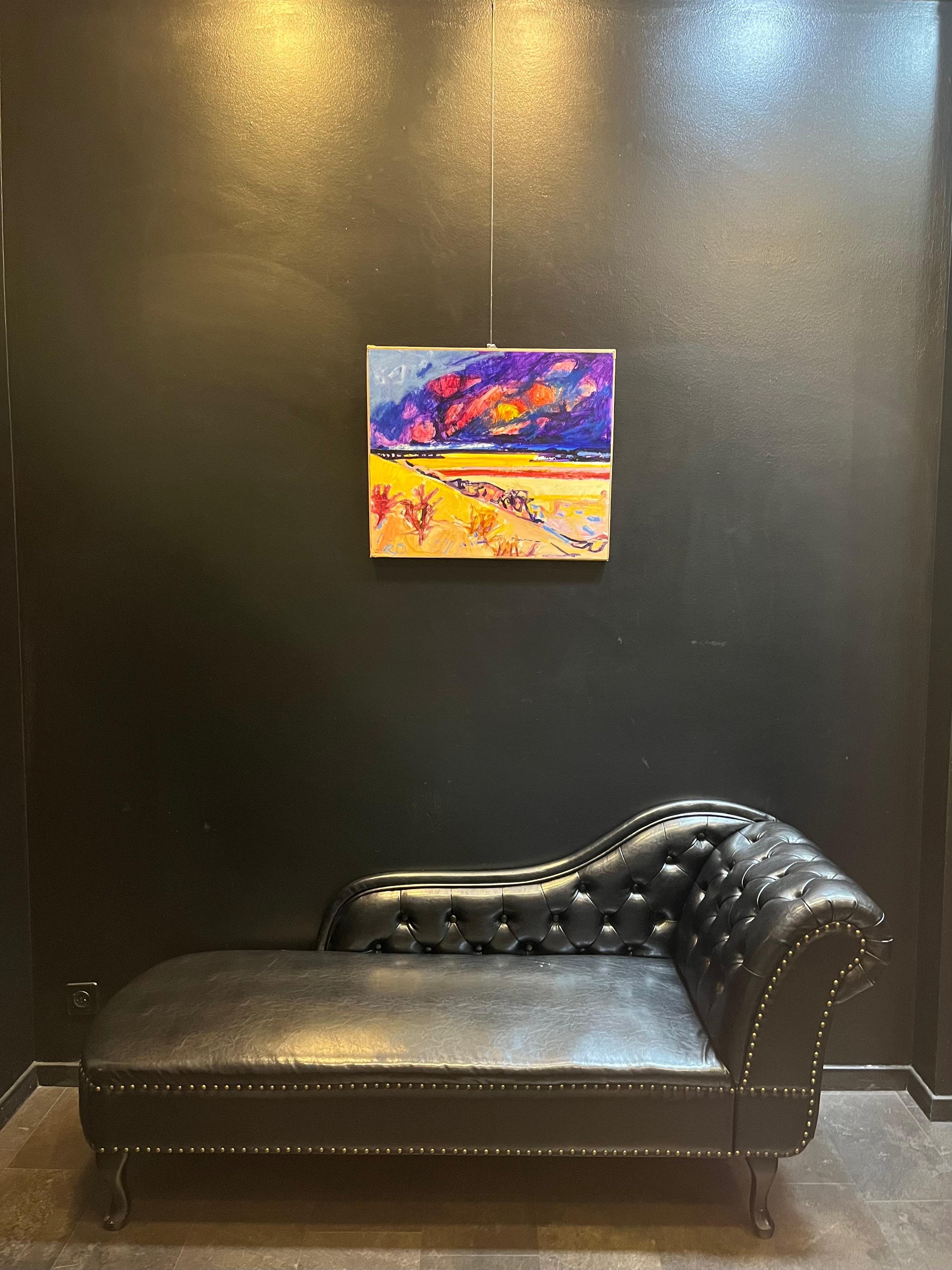 Paysage 132 de Jean Krille - Huile sur toile 51x61 cm en vente 8