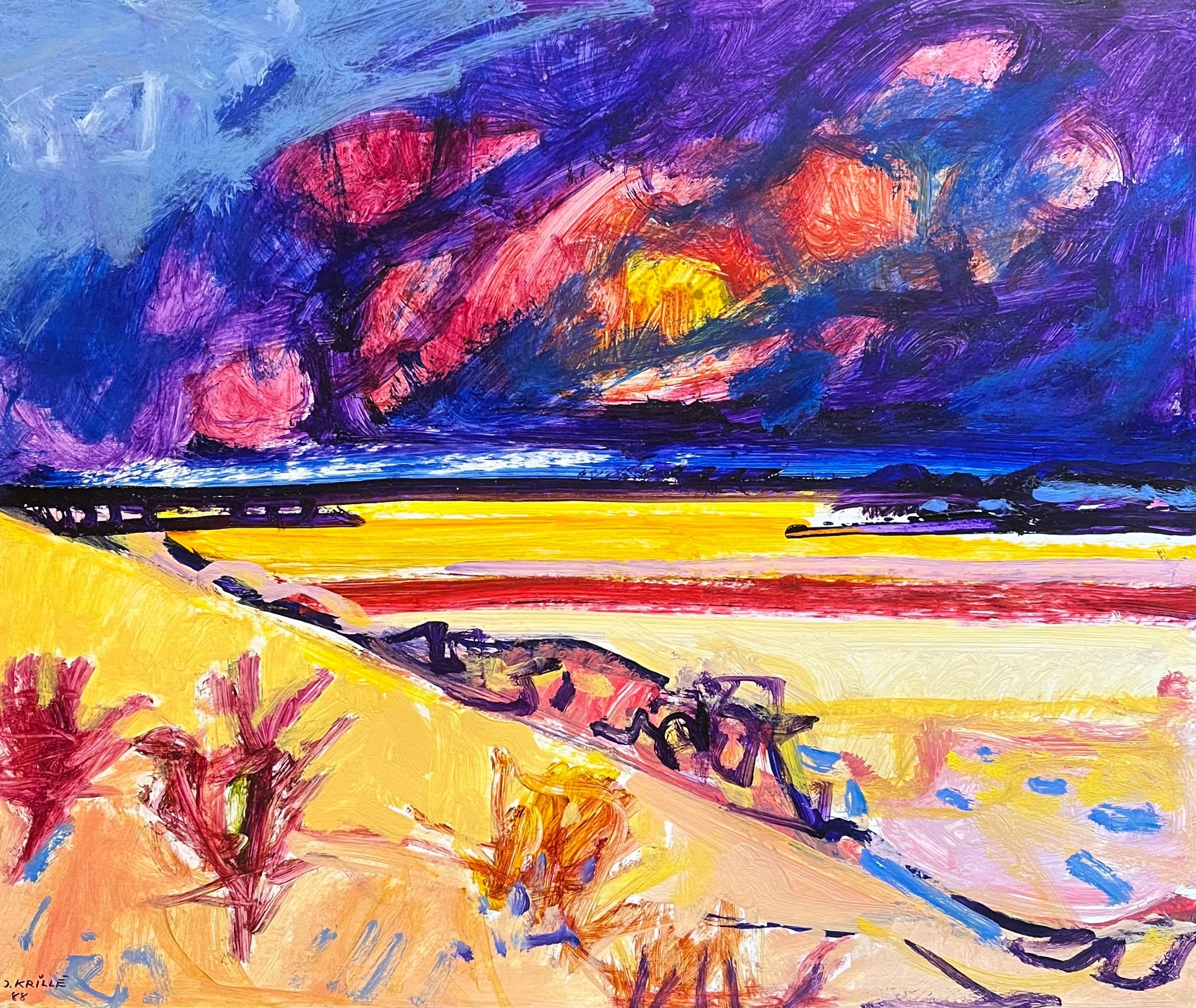 Paisaje 132 de Jean Krille - Óleo sobre lienzo 51x61 cm