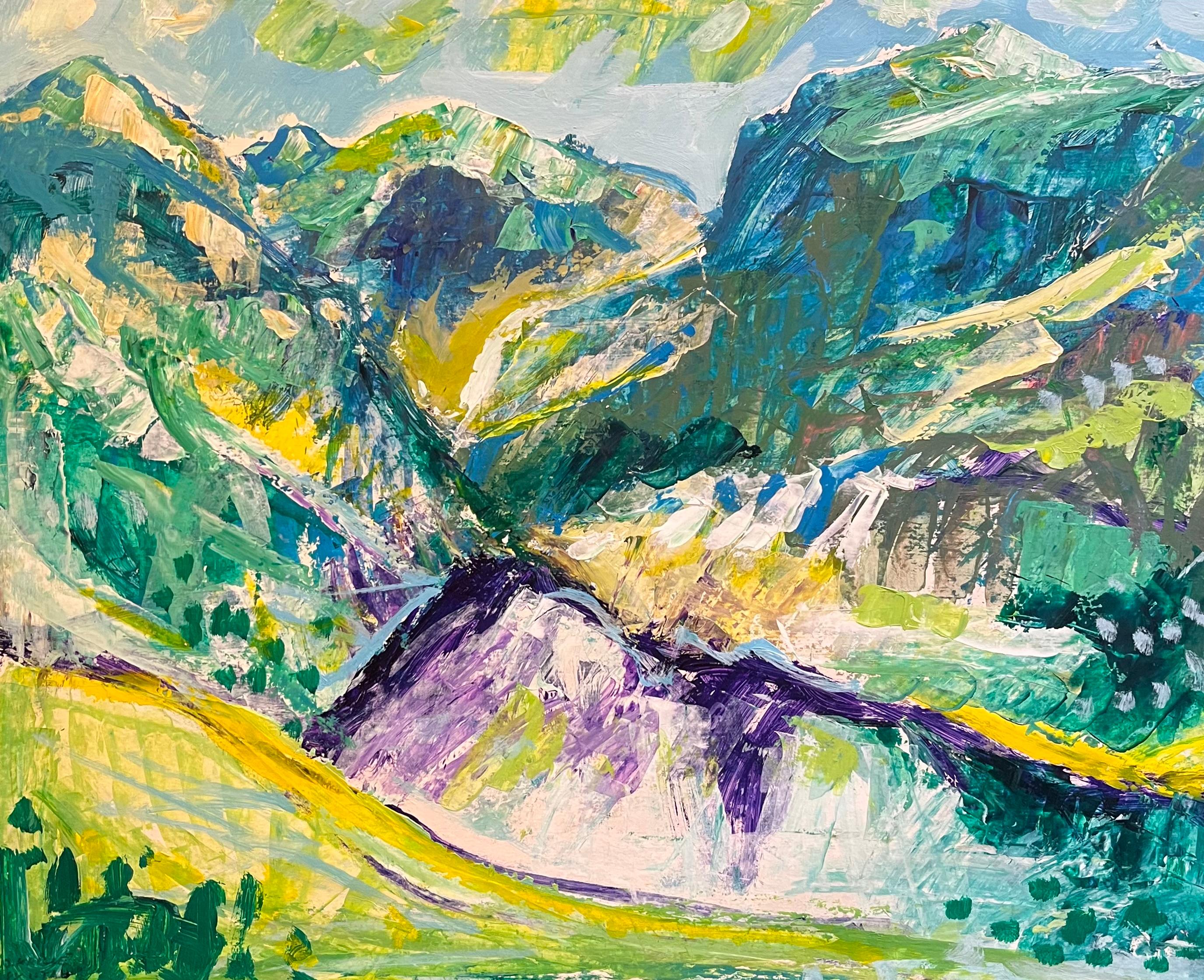 Paisaje 133 (Utah) de Jean Krille - Óleo sobre lienzo 51x60 cm