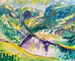 Paisaje 133 (Utah) de Jean Krille - Óleo sobre lienzo 51x60 cm