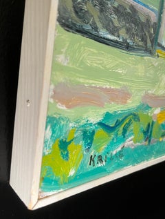 Paisaje 135 de Jean Krille - Óleo sobre masonita 39x61 cm