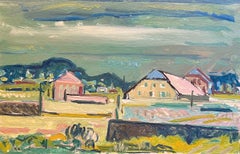 Paysage 135 de Jean Krille - Huile sur Masonite 39x61 cm