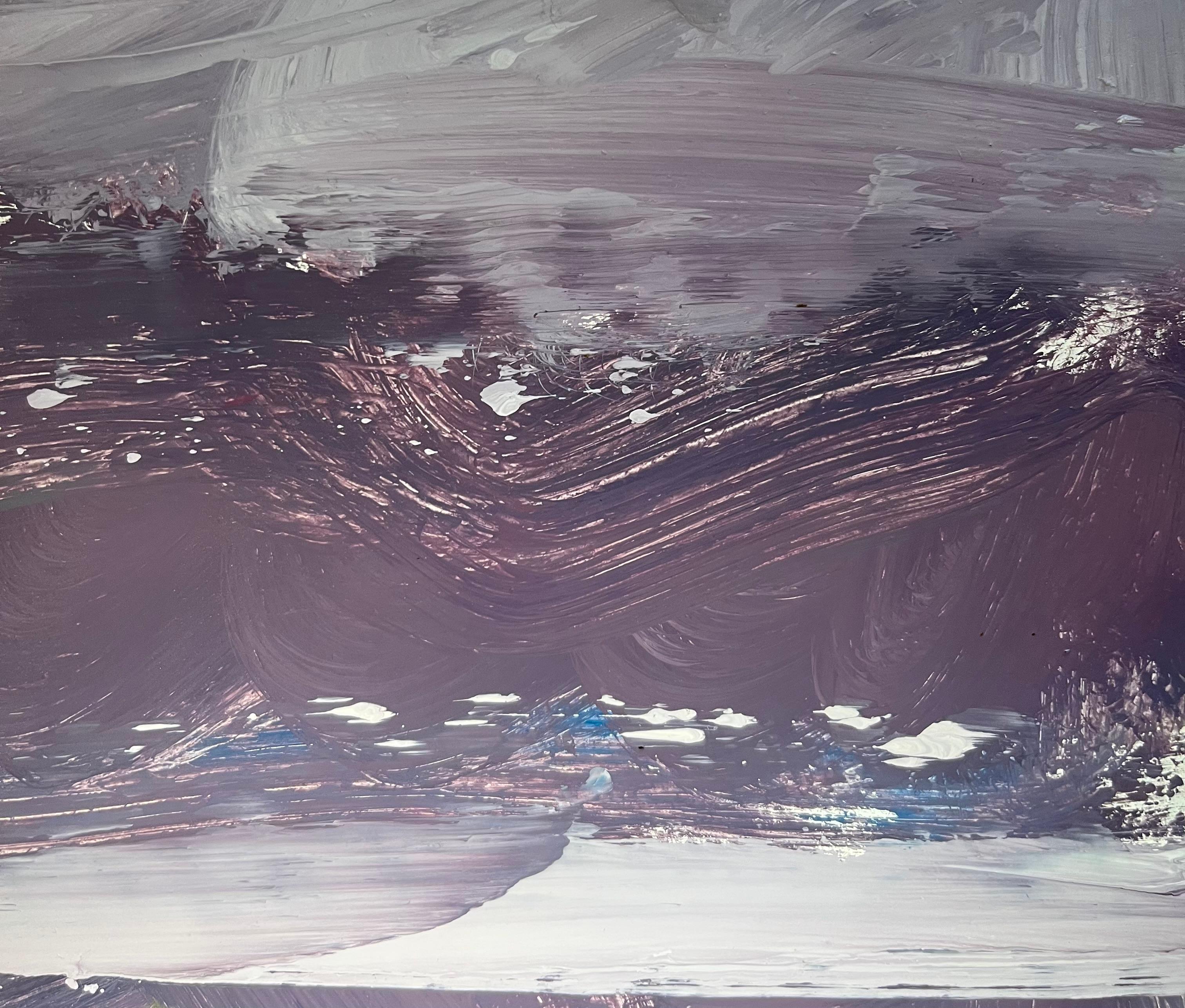 Landscape 137 by Jean Krille - Oil on Masonite 40.5x61 cm For Sale 1