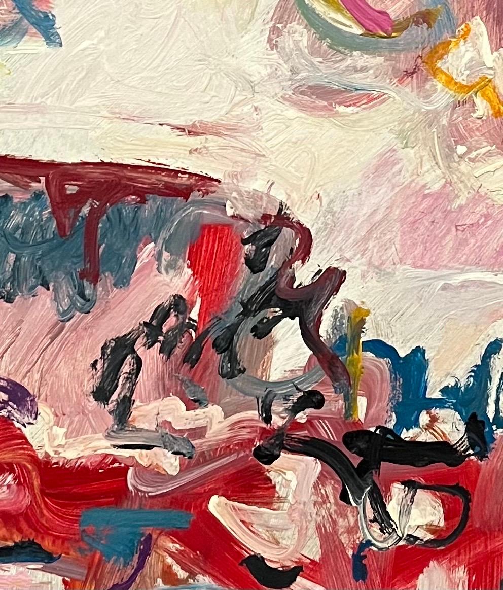 Landscape 140 by Jean Krille - Oil on Masonite 100x100 cm For Sale 7
