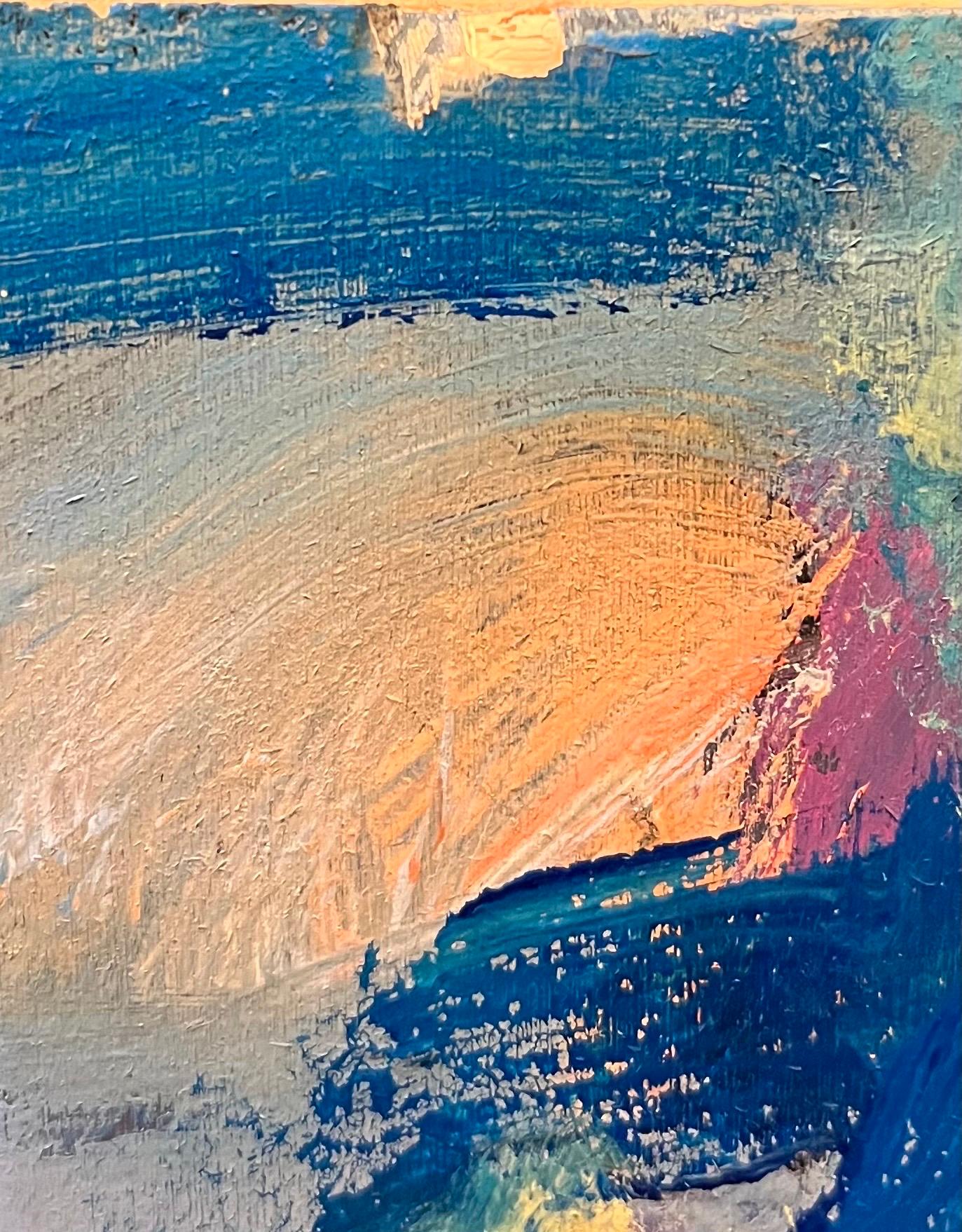Landschaft 145 von Jean Krille - Öl auf Masonit 100x100 cm im Angebot 7