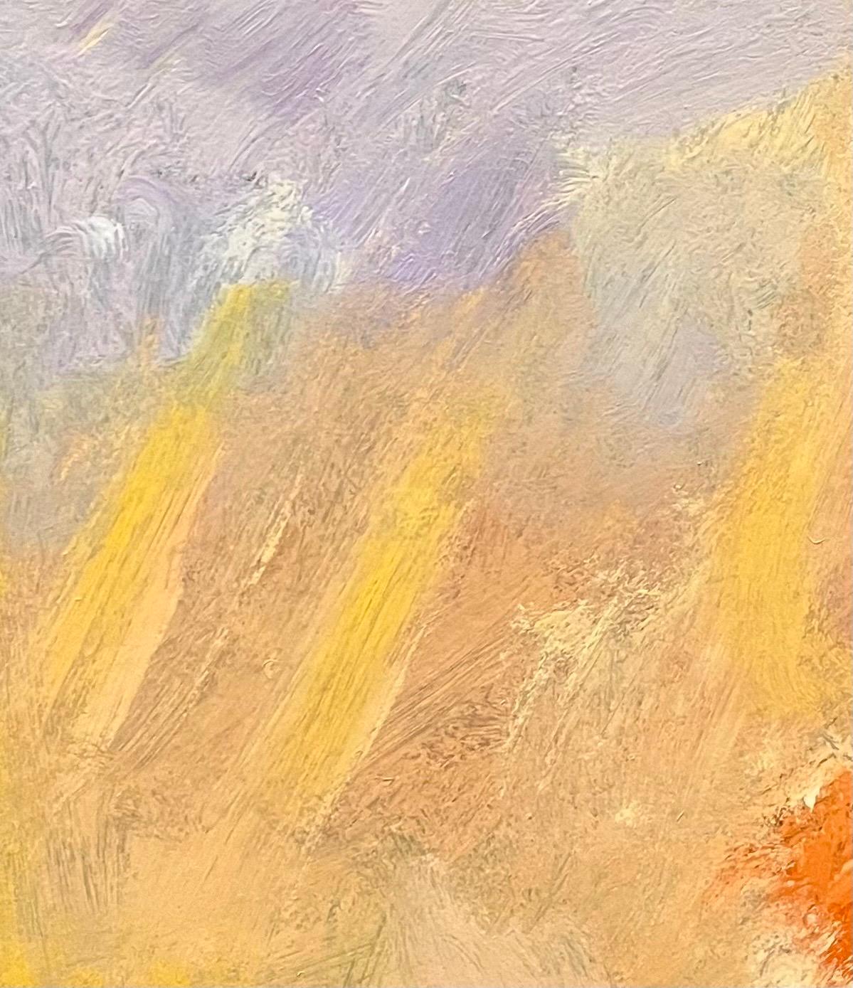 Paysage 152 de Jean Krille - Huile sur Masonite 80x100 cm en vente 2