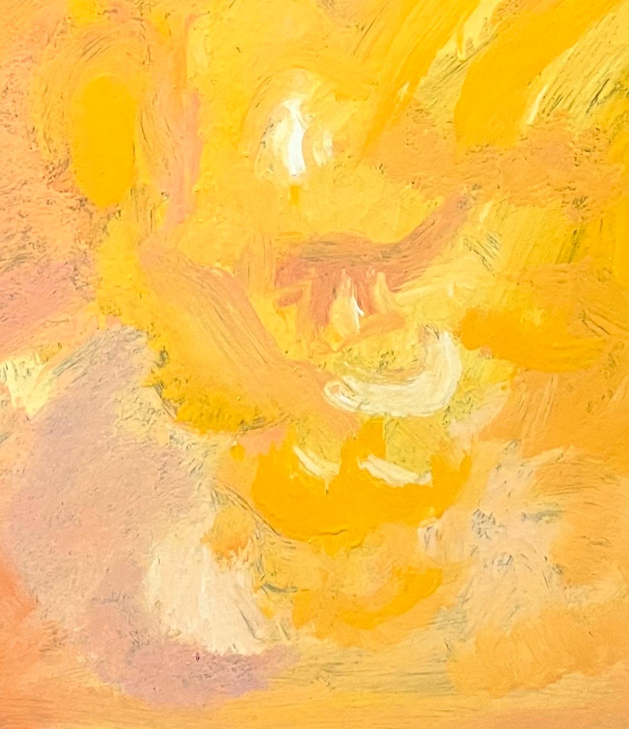 Paysage 152 de Jean Krille - Huile sur Masonite 80x100 cm en vente 5