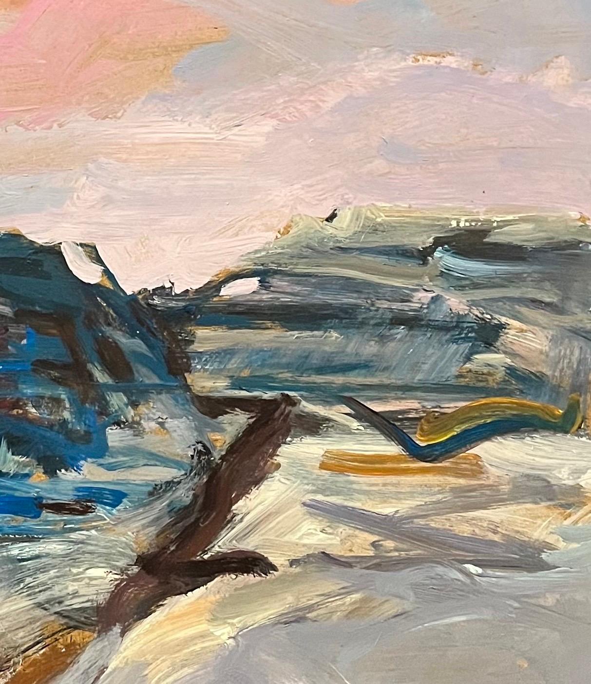 Paysage 153 de Jean Krille - Huile sur Masonite 80x100 cm 5