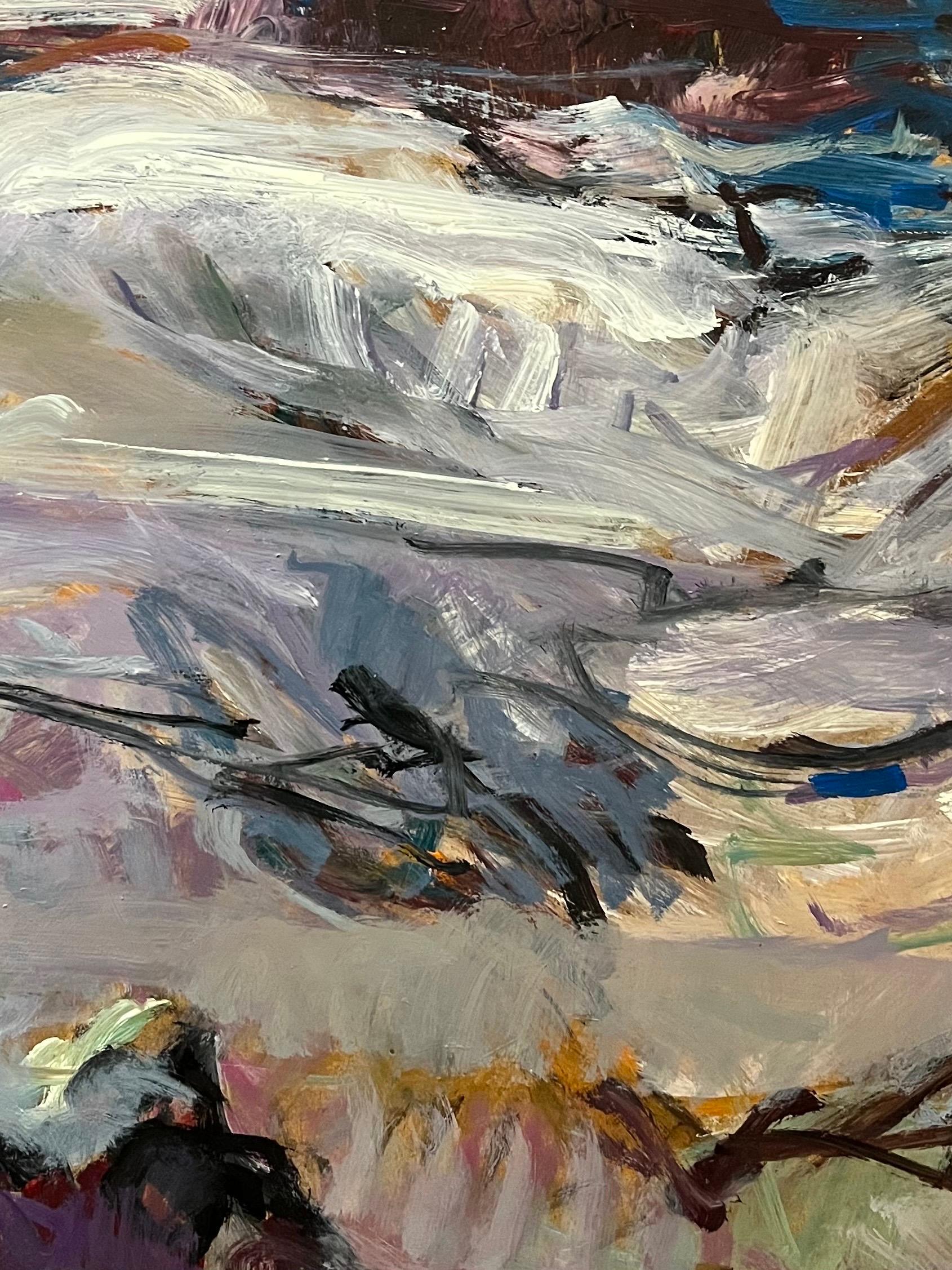 Paysage 153 de Jean Krille - Huile sur Masonite 80x100 cm 6
