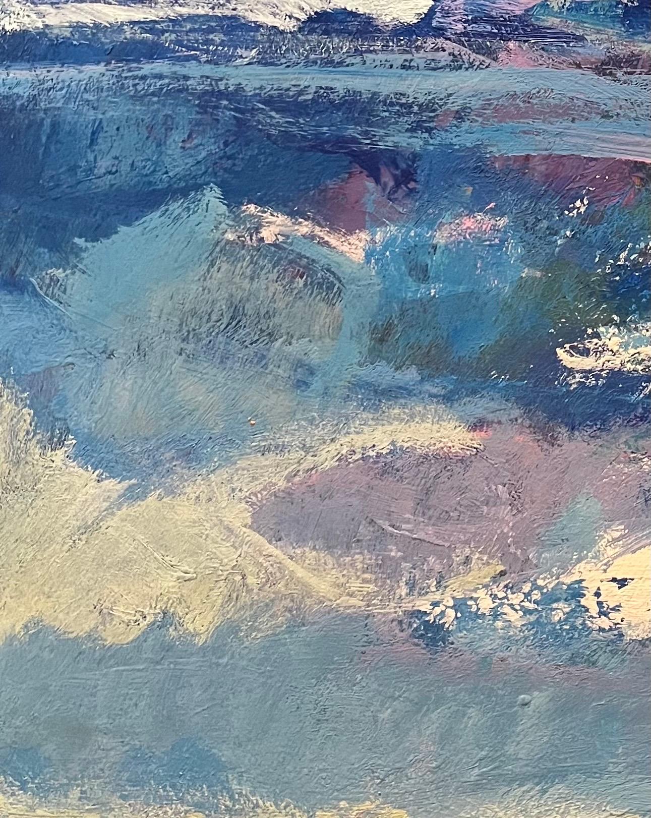 Paisaje 150 de Jean Krille - Óleo sobre masonita 80x100 cm en venta 2