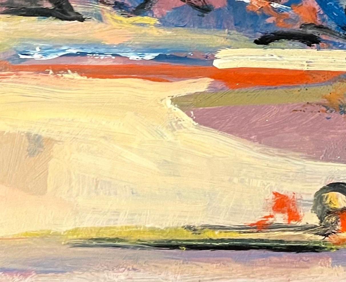 Paisaje 154 de Jean Krille - Óleo sobre masonita 80x100 cm en venta 2