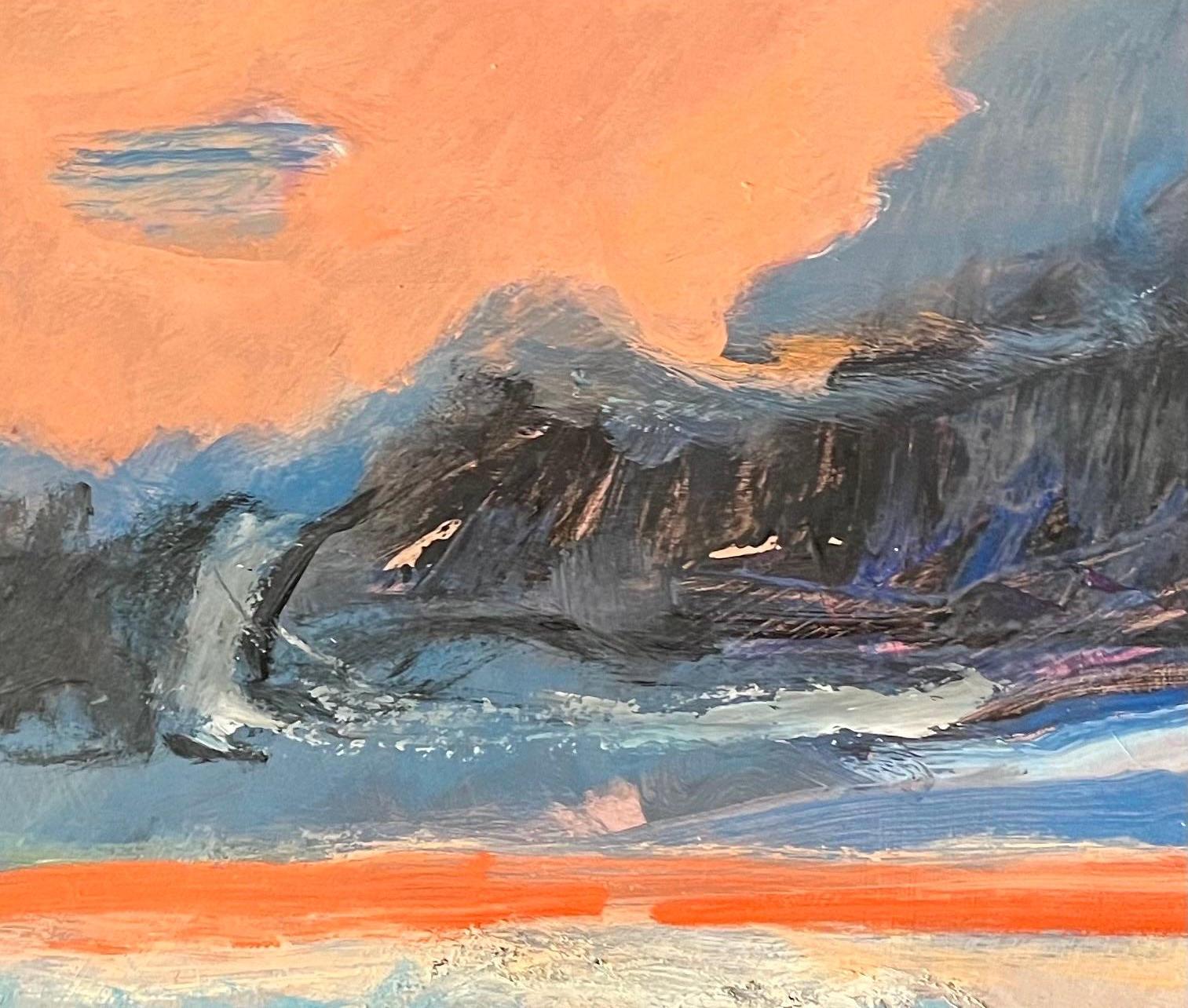 Paisaje 154 de Jean Krille - Óleo sobre masonita 80x100 cm en venta 5