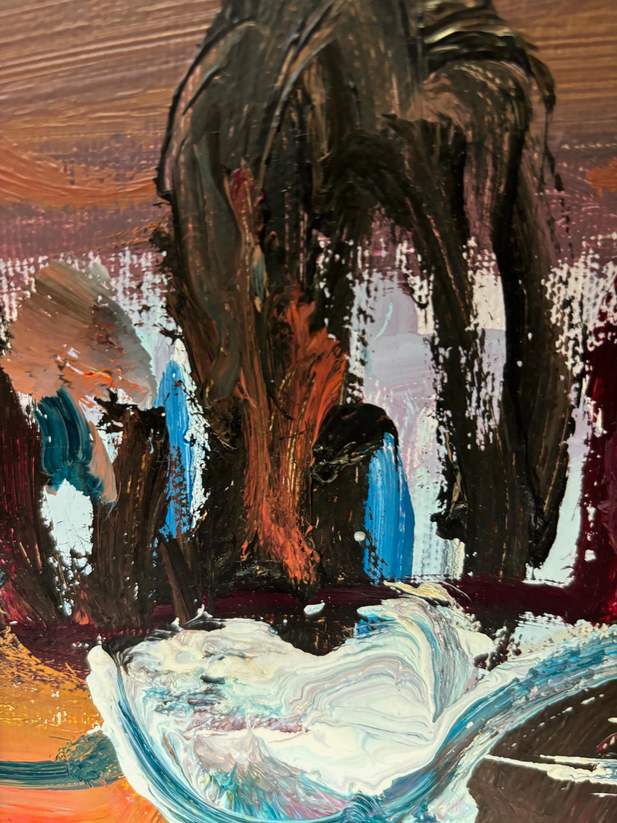 Öl auf Leinwand, verkauft ohne Rahmen 

Jean Krillé ist ein Schweizer Künstler aus Genf, der für seine bedeutenden Beiträge zur zeitgenössischen Kunst bekannt ist. Der im 20. Jahrhundert geborene Krillé wurde für seinen innovativen Ansatz in der