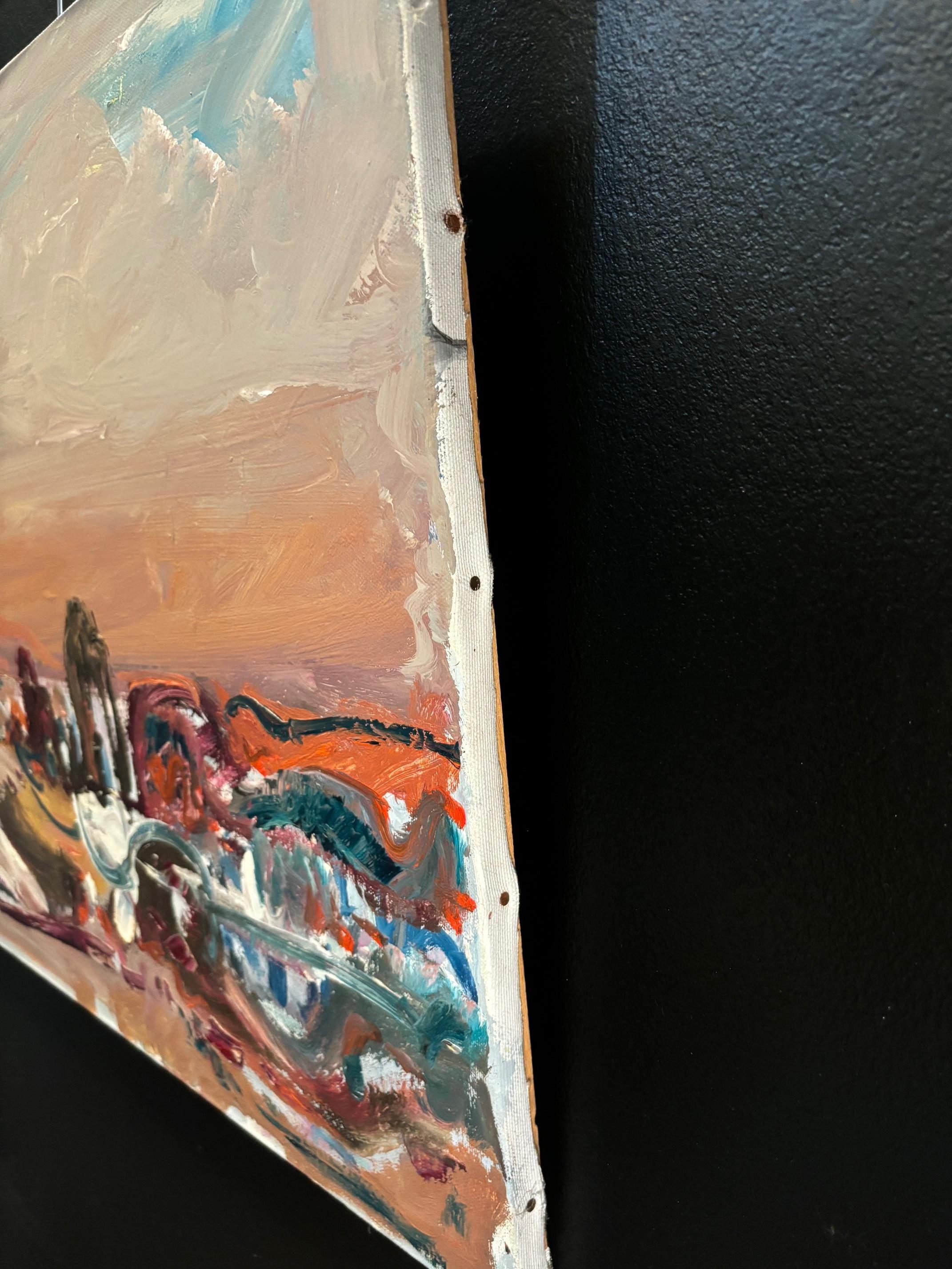 Landschaft n°86 von Jean Krillé - Öl auf leinwand 50x60 cm im Angebot 2