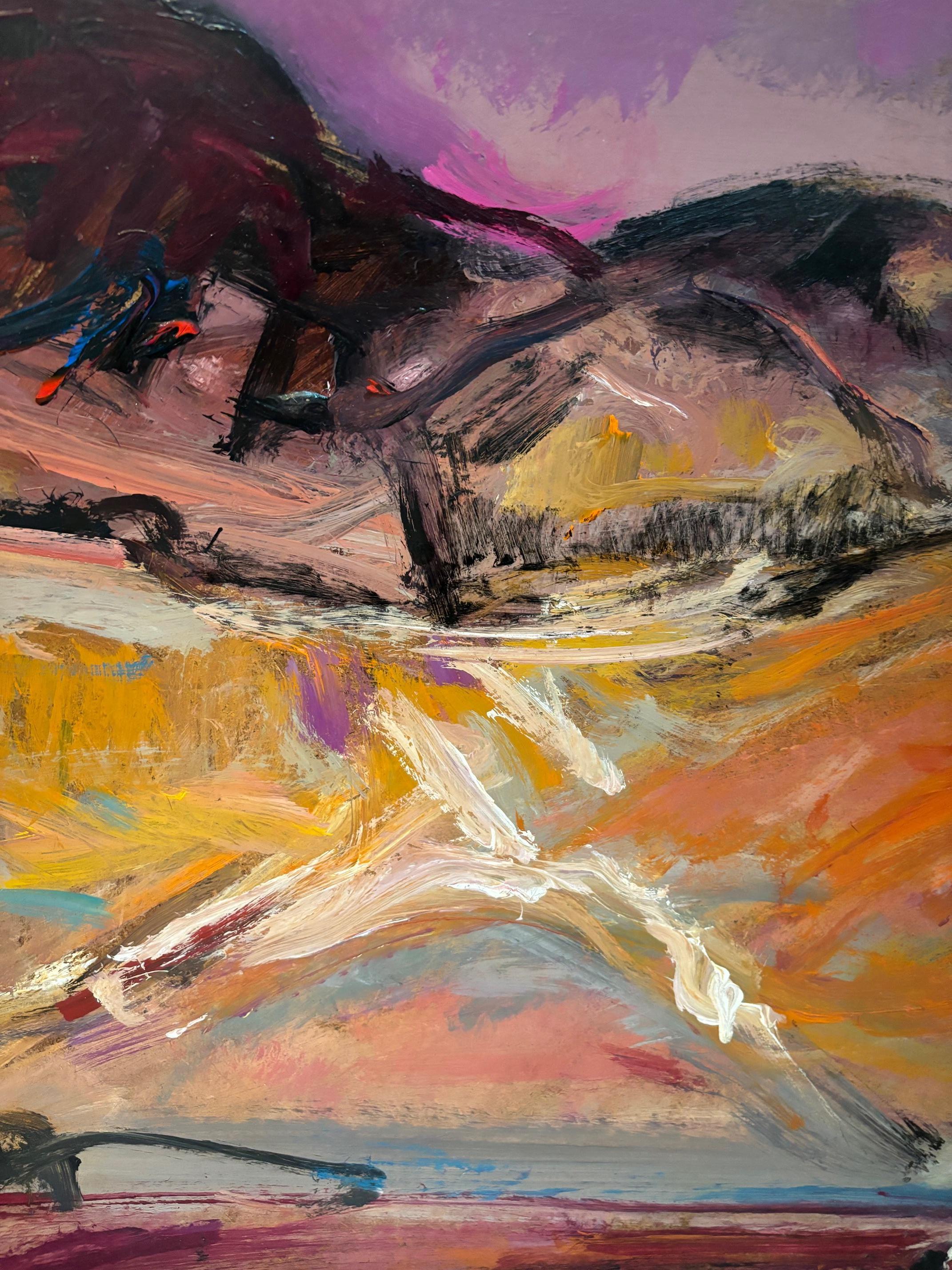 Paisaje n°87 de Jean Krillé - Óleo sobre masonita 100x120 cm en venta 1