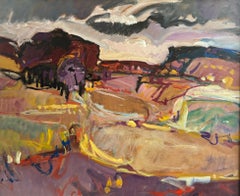 Landscape n°89 by Jean Krillé - Oil on wood 100x120 cm