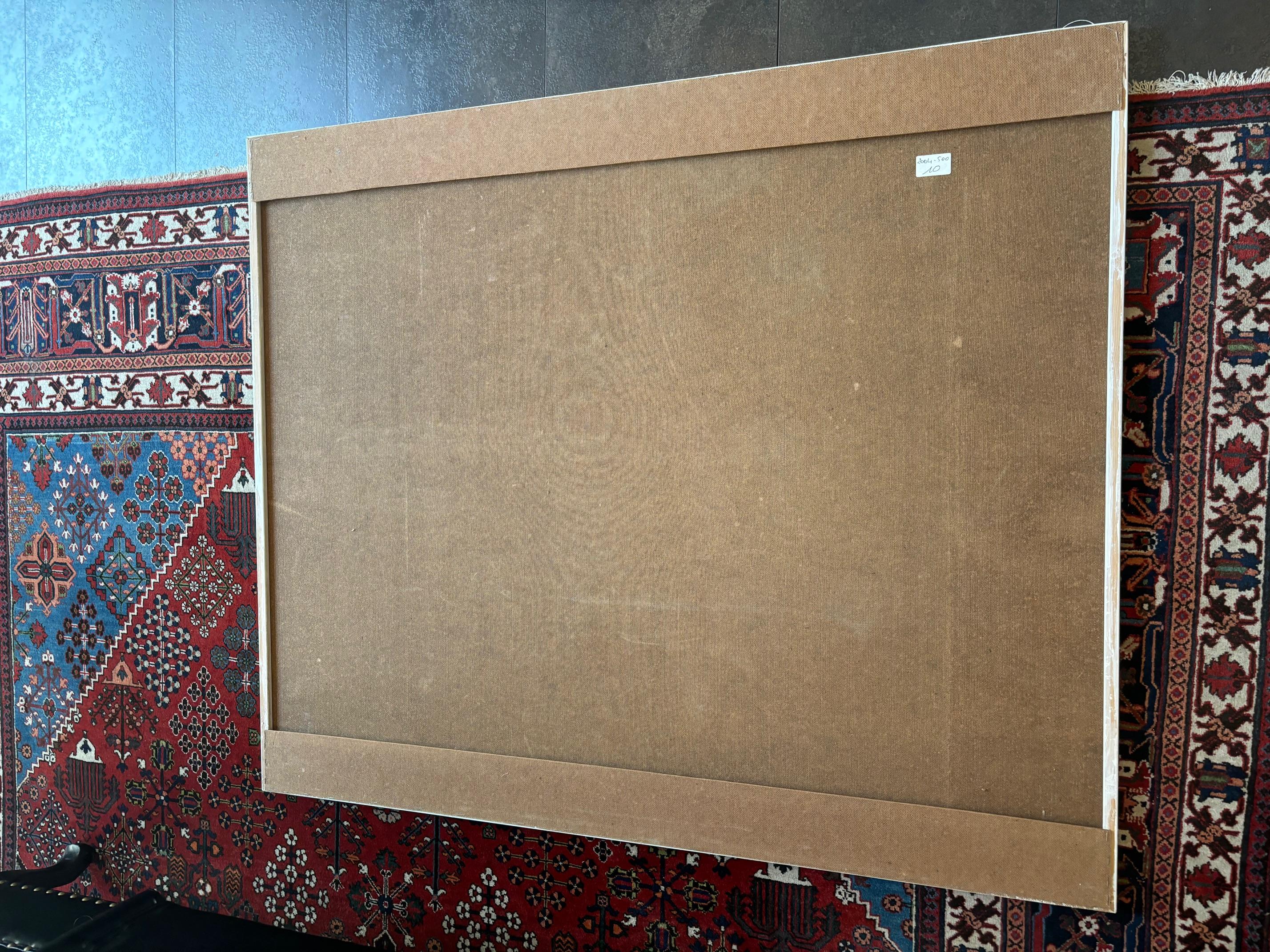Paisaje n°91 de Jean Krillé - Óleo sobre madera 100x120 cm en venta 4