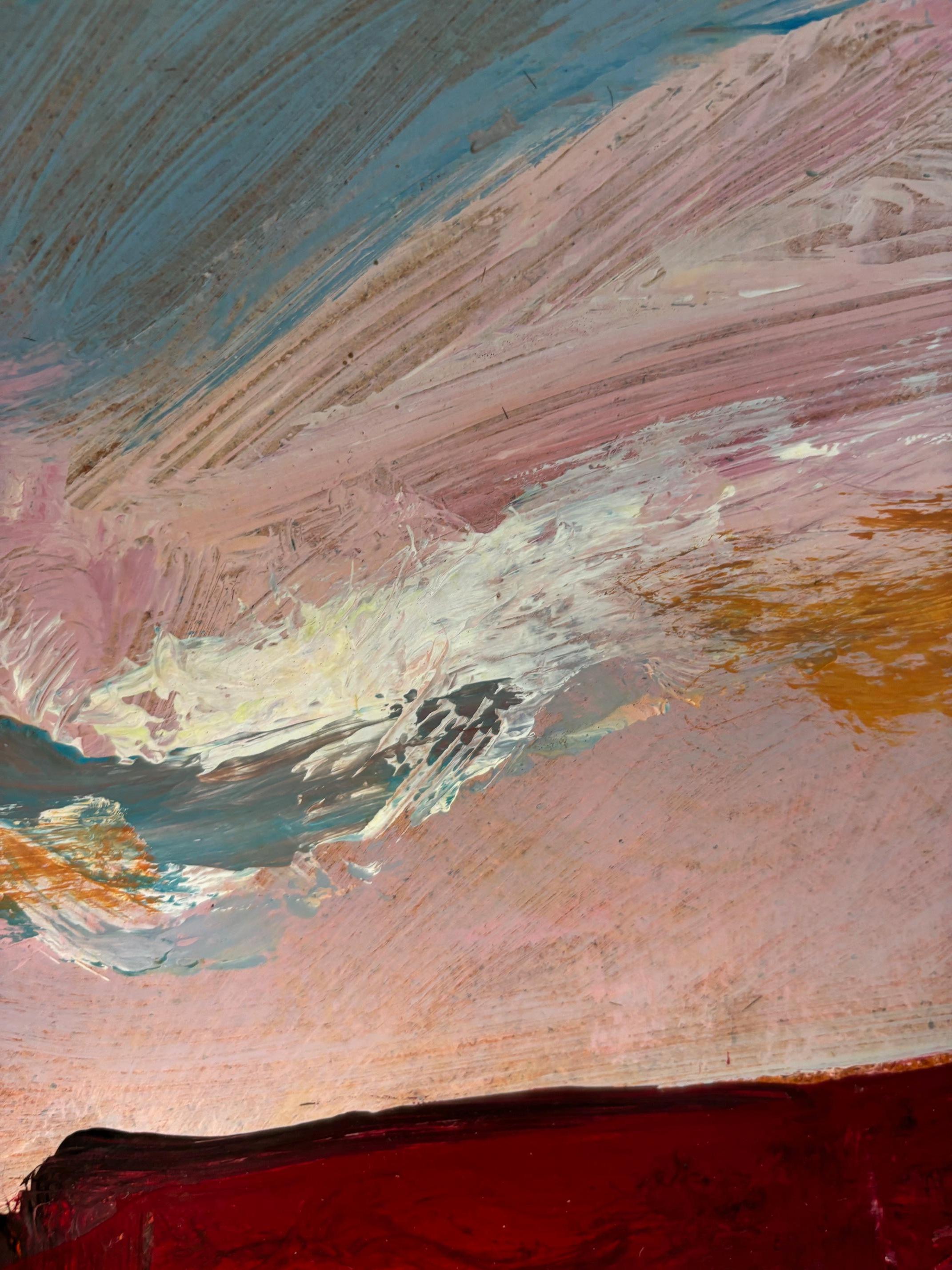 Paysage n°93 de Jean Krillé - Huile sur bois 59x72 cm en vente 2