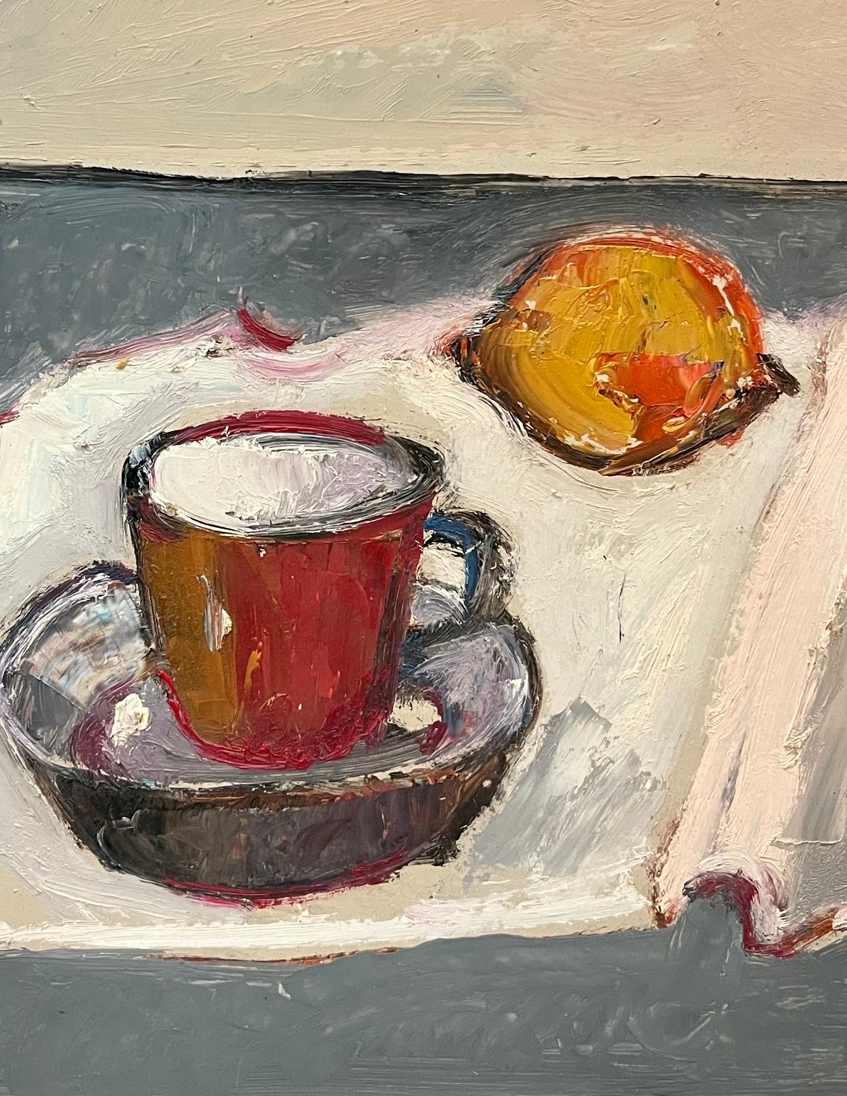 Nature morte 114 par Jean Krille - Huile sur masonite - 50x70cm en vente 3