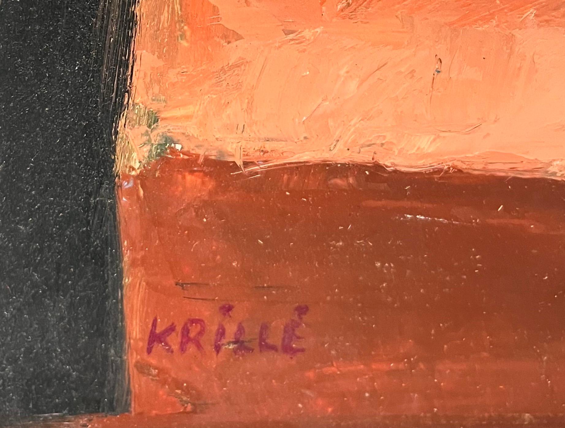 Nature morte 115 par Jean Krille - Huile sur masonite - 50x70cm en vente 3