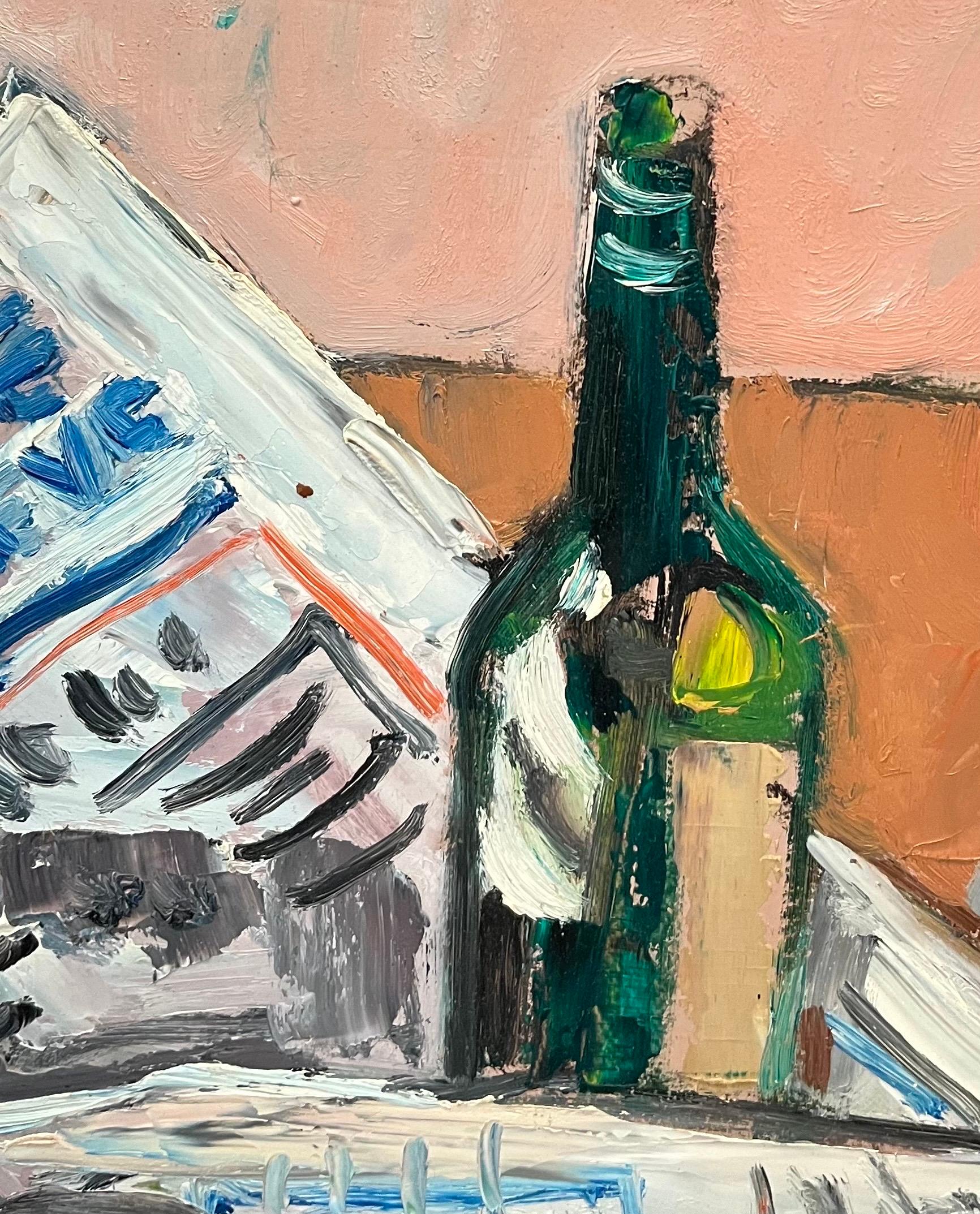Nature morte 115 par Jean Krille - Huile sur masonite - 50x70cm en vente 6
