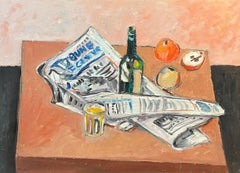 Nature morte 115 par Jean Krille - Huile sur masonite - 50x70cm
