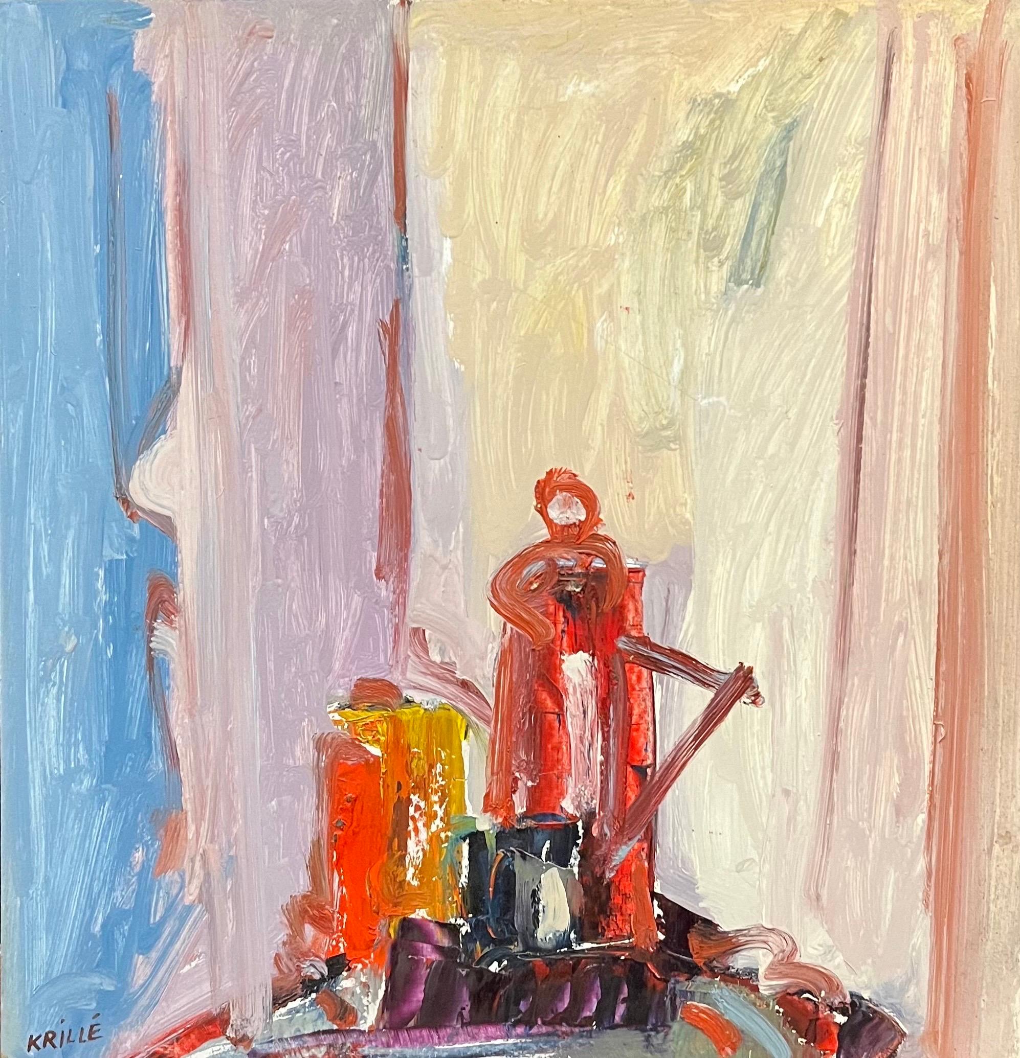 Bodegón 116 de Jean Krille - Óleo sobre masonita - 51,5x50cm