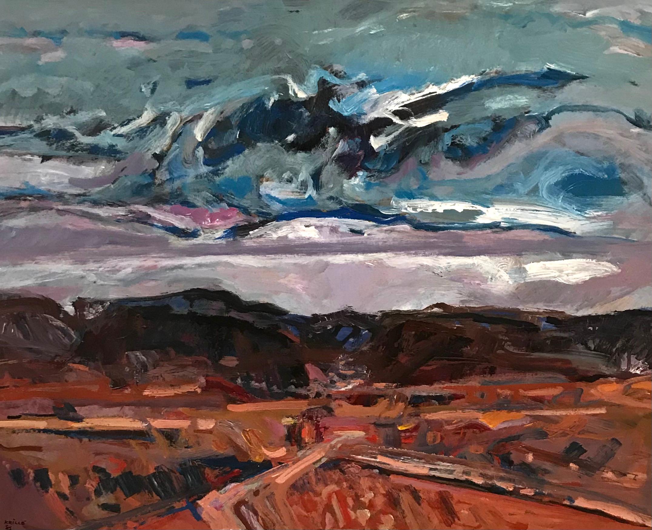 Landscape Painting Jean Krille - Tableau n° 83 de Jean Krillé - Huile sur bois