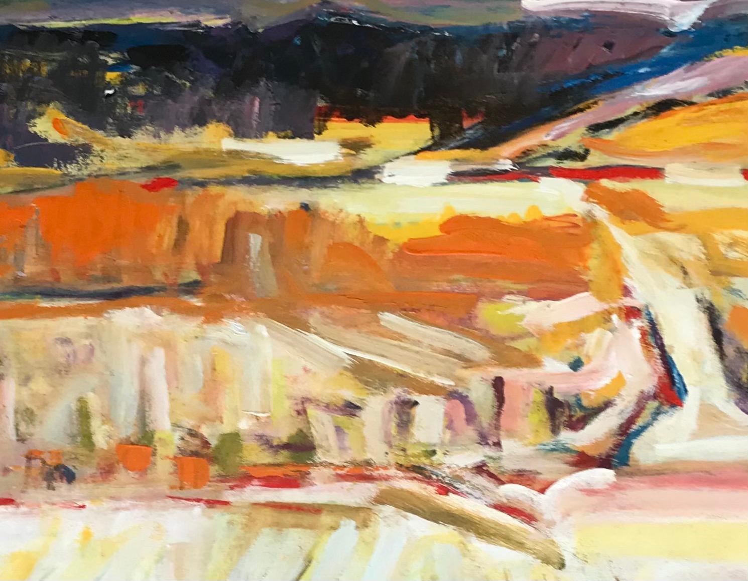 Tableau n23 - Marron Landscape Painting par Jean Krille