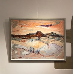 Tableau n°3 di Jean Krillé - Olio su legno 80 x 100 cm