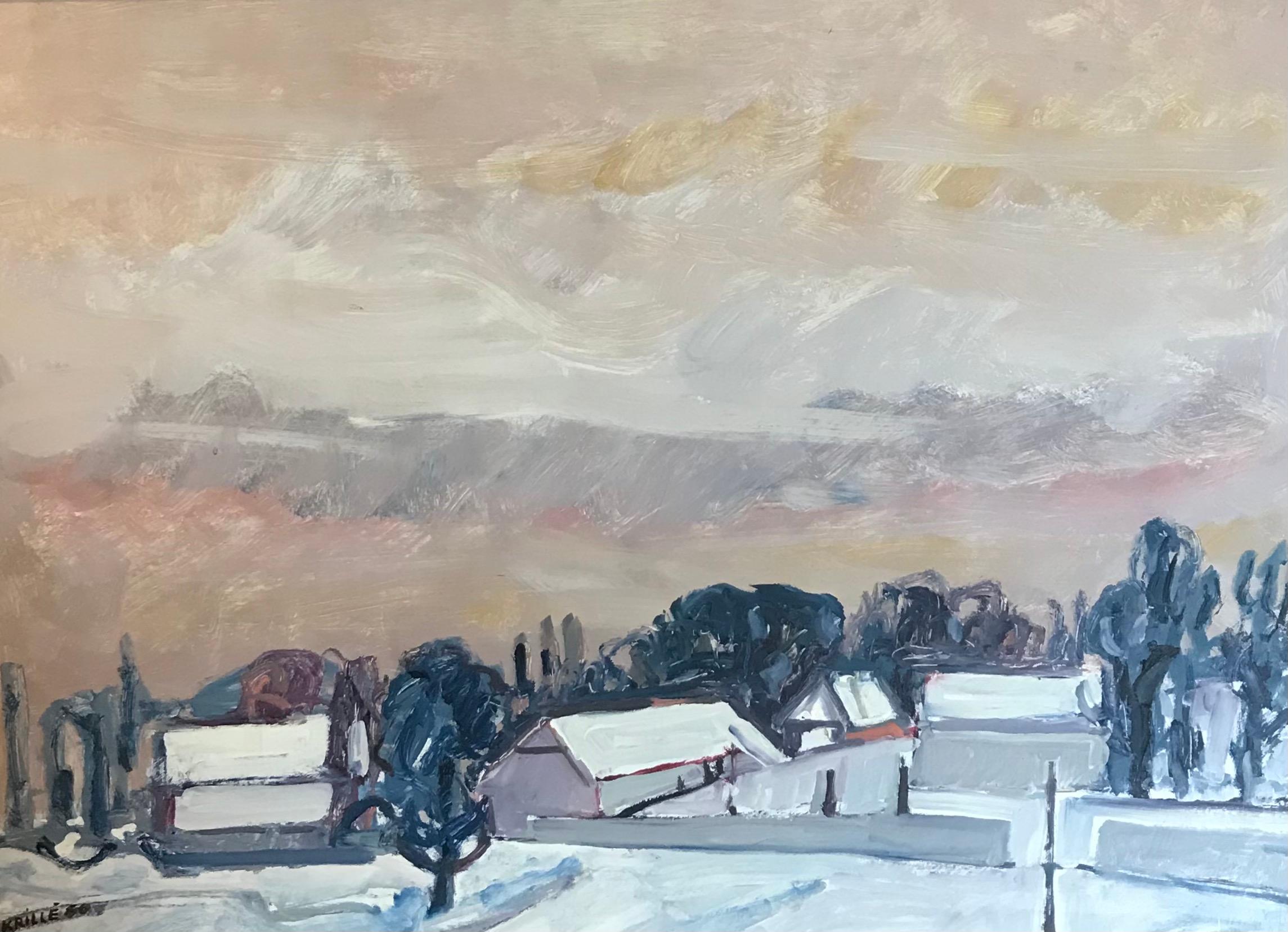 Jean Krille Landscape Painting - Tableau n°40