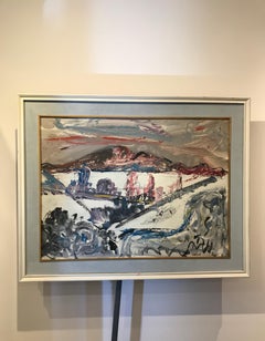 Tableau n°65 by Jean Krillé - Oil on wood 60x80 cm