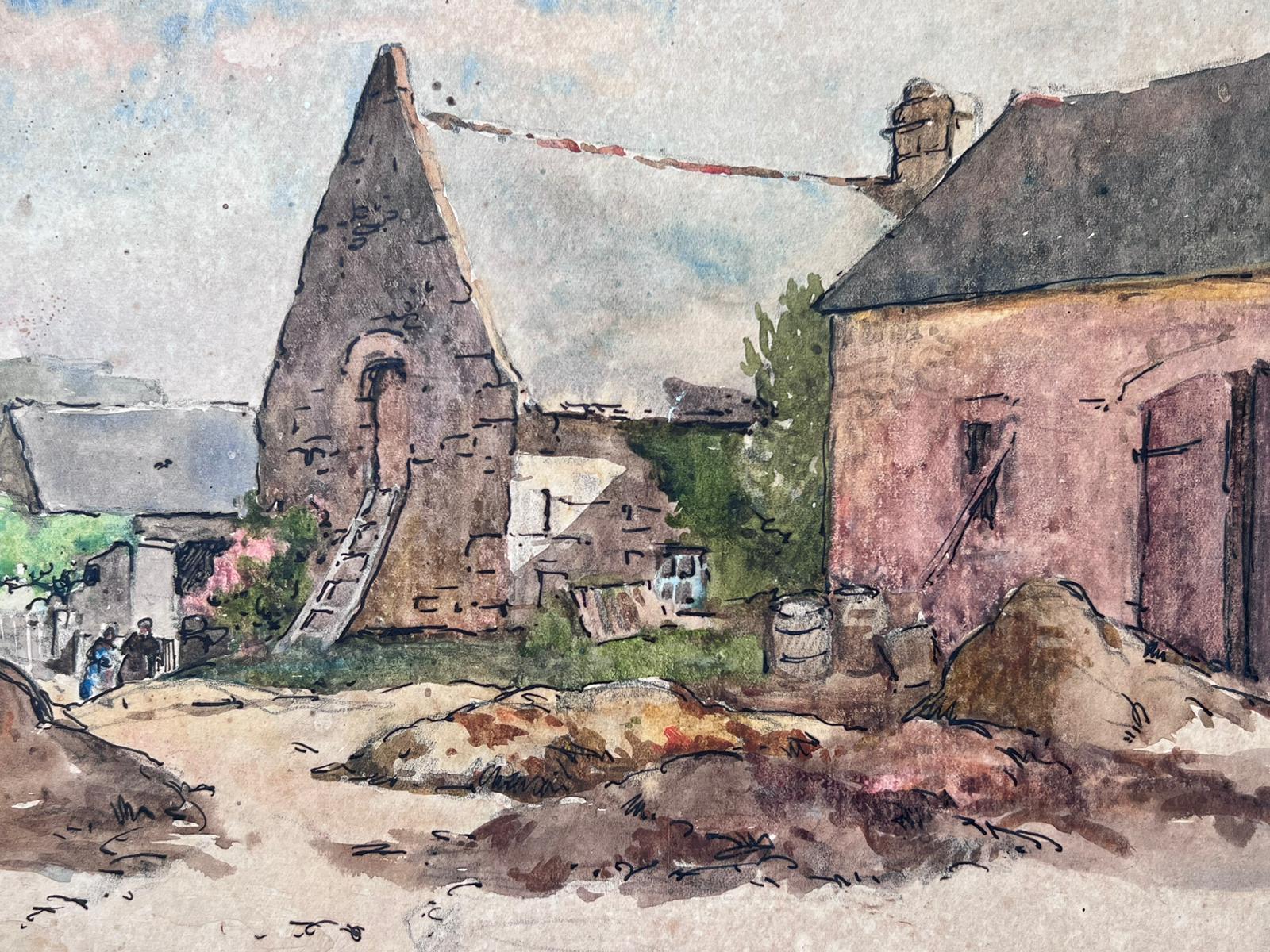 Jean La Forgue (French 1901-1975)  watercolour on card, unframed
painting: 8 x 10 inches
provenance: the artists estate, France
condition: very good and sound condition; there are minor age related marks and stains to the surface simply caused by