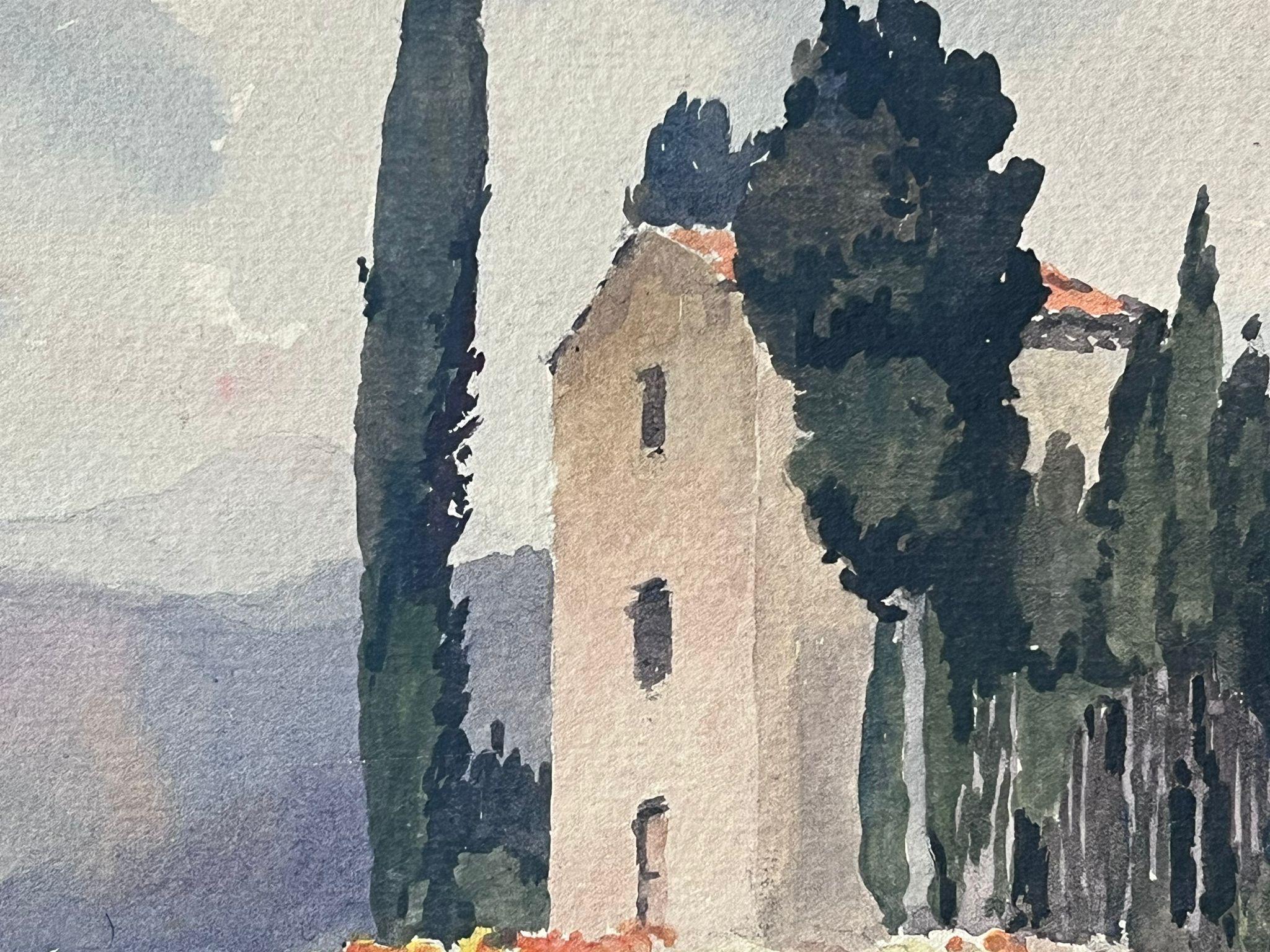 Jean La Forgue (French 1901-1975) signed watercolour on paper, unframed
inscribed verso
painting: 9 x 11 inches
provenance: the artists estate, France
condition: very good and sound condition; there are minor age related marks and stains to the